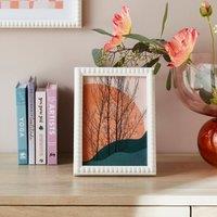 Bobbin Chalk White Photo Frame