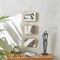 Metal Gold Hanging Multi Photo Frame