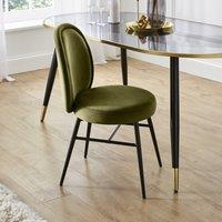 Renata Dining Chair, Velvet Green