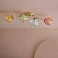 Eliza 4 Light Semi Flush Ceiling Light