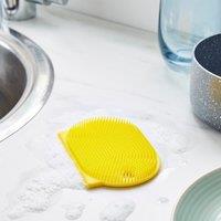 Silicone Dish Scrubber Yellow