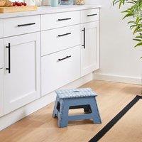 Small Ashley Blue Step Stool