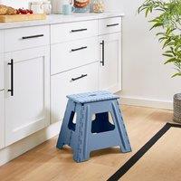 Large Ashley Blue Step Stool