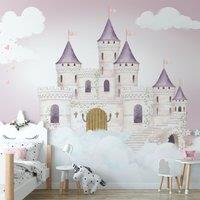 Magical Kingdom Wall Mural Pink