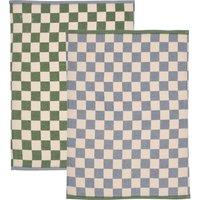 Set of 2 Checkerboard Tea Towels