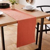 Rust Waffle Table Runner