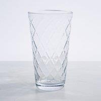 Diamond Highball Glass Clear