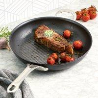 Anolon X Non-Stick Aluminium Skillet Pan with Helper Handle, 30cm Black