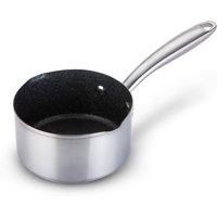 Prestige Scratch Guard Non-Stick Stainless Steel Milkpan, 14cm