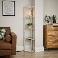 Keates Corner Shelved Floor Lamp