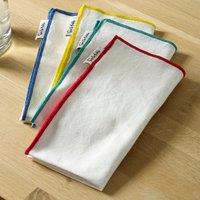 Set of 4 Sur La Table Colour Me Happy Coloured Napkins