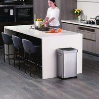 EKO Horizon 45 Litre Stainless Steel Sensor Bin