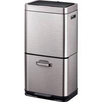 EKO Himalaya 35/25 Litre Stainless Steel Recycling Bin