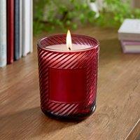 Sugared Raspberry Glass Candle