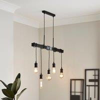 Keates Industrial 5 Light Ceiling Light