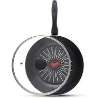 Tower Smart Start Non-Stick Forged Aluminium Pan, 28cm Black