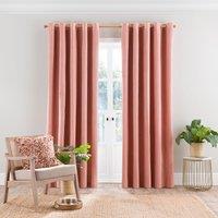 Luna Brushed Blackout Eyelet Curtains