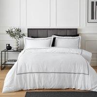 Hotel Double Sateen Stitch Duvet Cover & Pillowcase Set