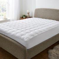 Hotel Luxury Cotton Mattress Topper White