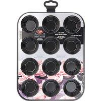 Tala Performance 12 Cup Mini Bun Pan black