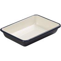 Tala Enamelled Small Roaster Navy/White