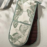 Kew Living Jewels Double Oven Glove White