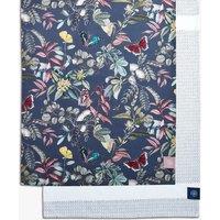 Set of 2 Kew Midnight Floral Tea Towels Blue