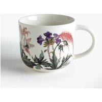 Set of 2 Kew Bee Floral Mugs White