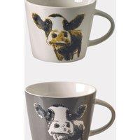 Set of 2 MM Sketch Moo Mugs