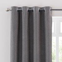 Luna Brushed Ultra Blackout Eyelet Curtains