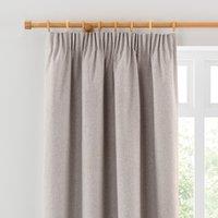 Luna Brushed Blackout Pencil Pleat Curtains