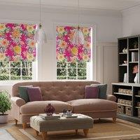 Peony Floral Blackout Roller Blind