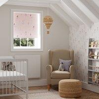 Meadow Fairies Twist Safe Blackout Roller Blind Pink