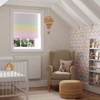 Rainbow Ombre Twist Safe Blackout Roller Blind