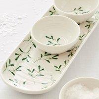 Sophie Conran Mistletoe 3 Bowl and Tray Set