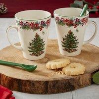 Spode Christmas Tree 2023 Annual Mug and Spoon Set