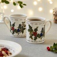 The Holly and the Ivy Set of 6 Breakfast Mugs