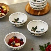 The Holly and the Ivy Set of 6 Small Bowls