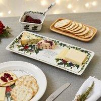 The Holly and the Ivy Rectangle Sandwich Tray