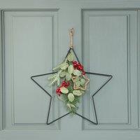 Artificial Star Wreath