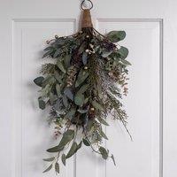 Artificial Rustic Eucalyptus Door Swag