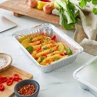 Foil Trays with Lid Foil Silver