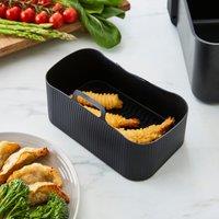 Rectangle Silicone Air Fryer Tray Grey