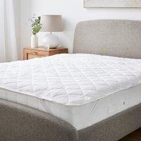 Cotton Blend Anti-Allergy Mattress Protector White