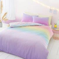 Rainbow Ombre Duvet Cover and Pillowcase Set