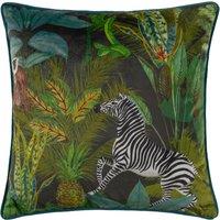 Wylder Tropics Aranya Zebra Square Cushion