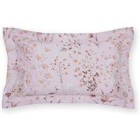 Watercoloured Floral Oxford Pillowcase Blush