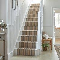 Churchgate Drayton Striped Jute Stair Runner Grey/Brown