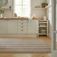 Churchgate Drayton Striped Jute Rug Grey/Brown