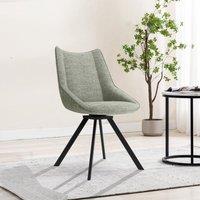 Indus Valley Set of 2 Rocket Mist Upholstered Dining Chairs